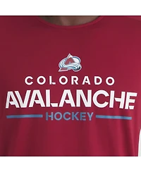 Fanatics Men's Burgundy Colorado Avalanche Authentic Pro Rink Tech T-Shirt