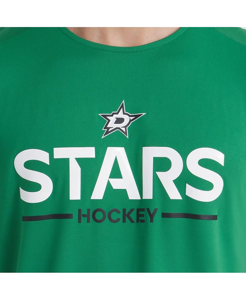 Fanatics Men's Kelly Green Dallas Stars Authentic Pro Rink Tech T-Shirt