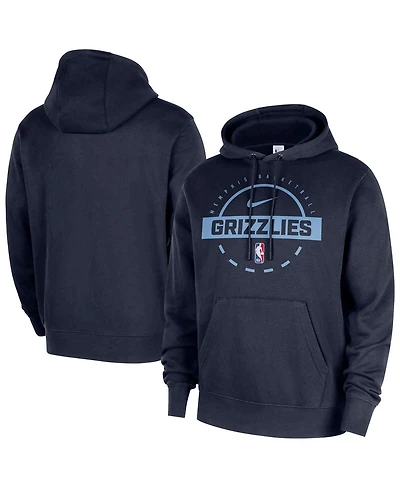 Nike Men's Navy Memphis Grizzlies 2025/26 Authentic Practice Club Pullover Hoodie
