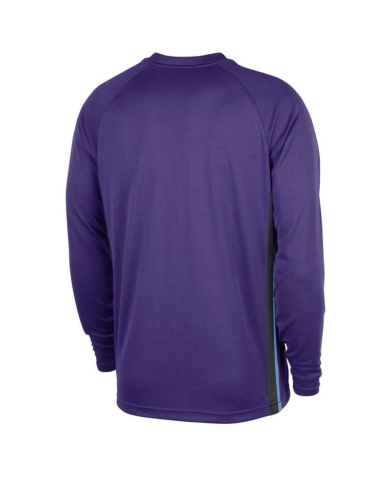 Nike Men's Purple Utah Jazz 2025/26 Authentic Pre-Game Legend Dri-fit Long Sleeve Shooting T-Shirt