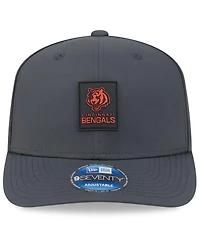 New Era Men's Charcoal Cincinnati Bengals 2025 Sideline Cold Weather 9SEVENTY Adjustable Hat