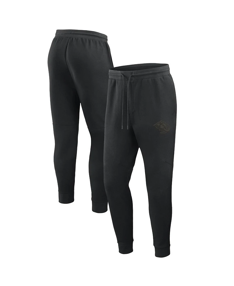 Fanatics Men's Black Utah Mammoth Authentic Pro Road Tri-Blend Jogger Pants