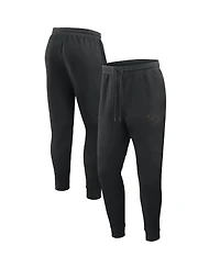 Fanatics Men's Black Utah Mammoth Authentic Pro Road Tri-Blend Jogger Pants
