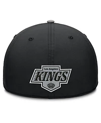 Fanatics Men's Black/Gray Los Angeles Kings Authentic Pro Rink Team Code Flex Hat