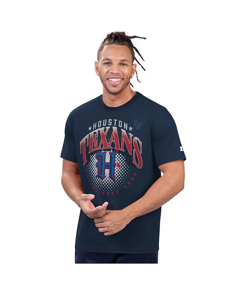 Starter Men's Navy Houston Texans Prime Time T-Shirt