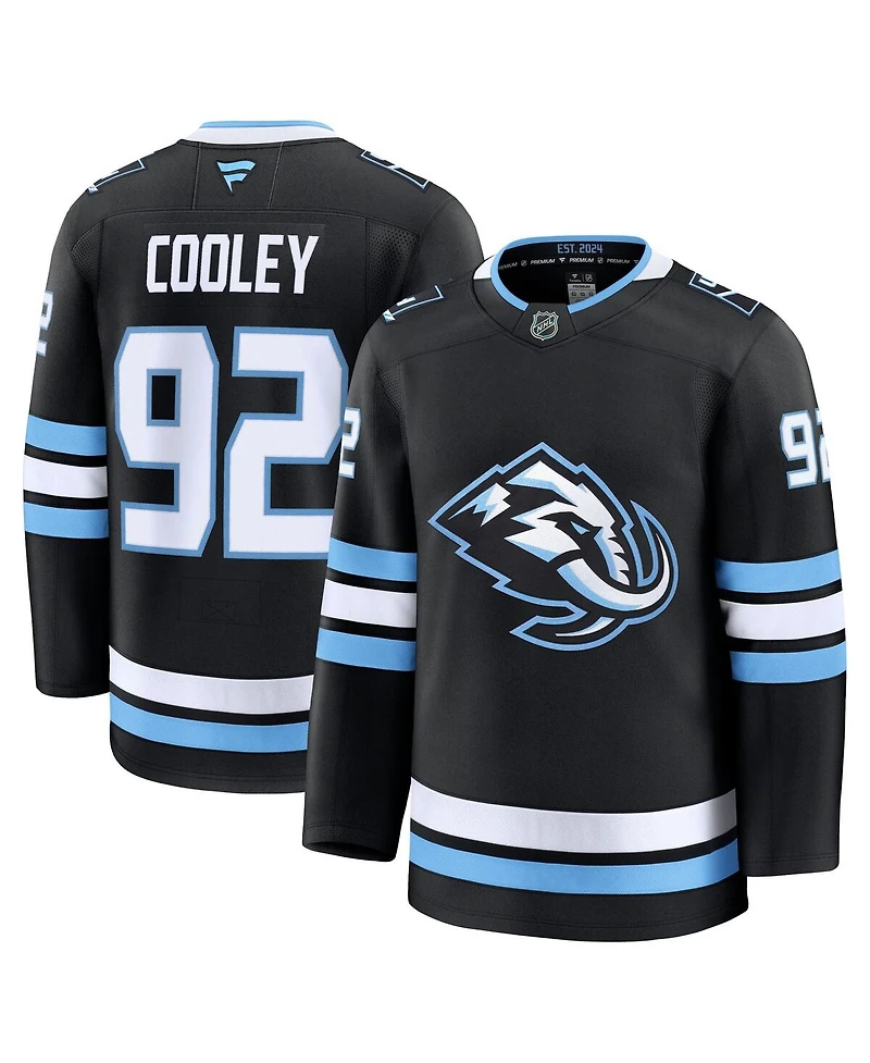 Fanatics Men's Logan Cooley Black Utah Mammoth Home Premium Player Jersey