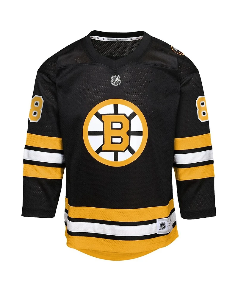 Outerstuff Big Boys and Girls David Pastrnak Boston Bruins Home Replica Player Jersey