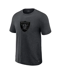 J. Palmer Men's Heather Gray Las Vegas Raiders Players Lounge Tri-Blend T-Shirt