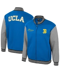 Colosseum Men's Blue Ucla Bruins Ambi-Turner Full-Zip Varsity Jacket