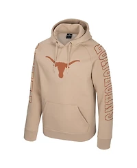Colosseum Men's Tan Texas Longhorns Big Break Raglan Hoodie