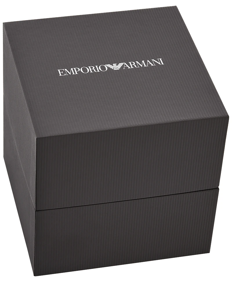 Emporio Armani Men's Three-Hand Two-Tone Stainless Steel Watch