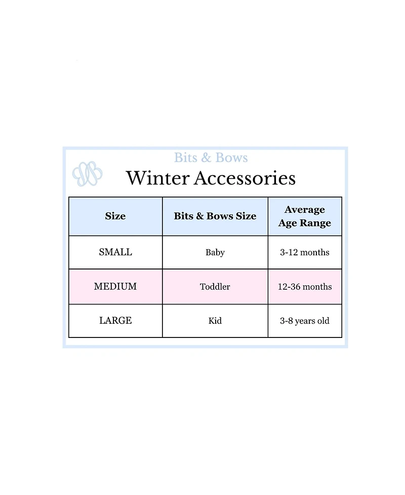 Bits & Bows Girls Bobble Hat/Mittens/Scarf Bundle
