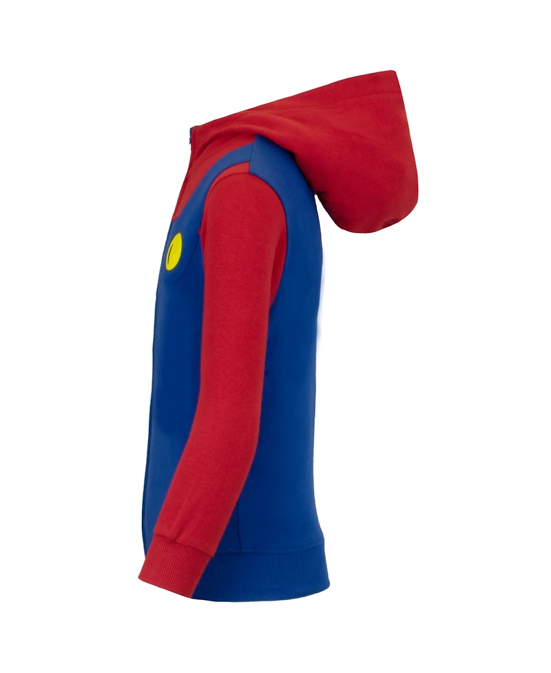 Mario Boys Nintendo Super Bros. Costume Zip Up Hoodie