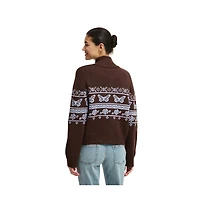 Cotton On Women's Intarsia Knit Bomber
