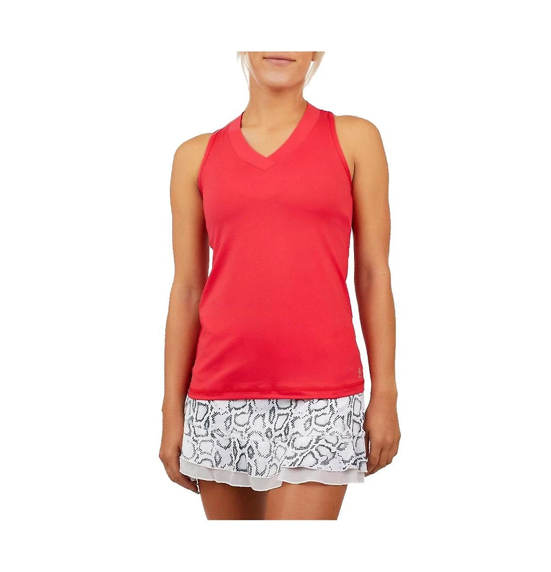 Sofibella Women's Uv Colors Racerback Tennis Tank Top