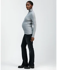 Pietro Brunelli Maternity Slim Bootcut Jeans with Elastic Waistband