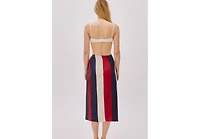 Labeca London Women's Soho Linen Wrap Skirt
