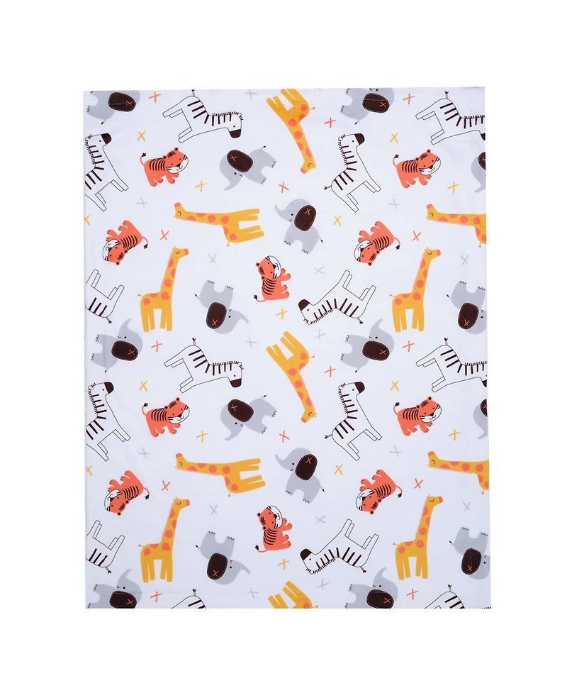 Bedtime Originals Baby Lollipop Jungle Soft Fleece Safari-Themed Blanket