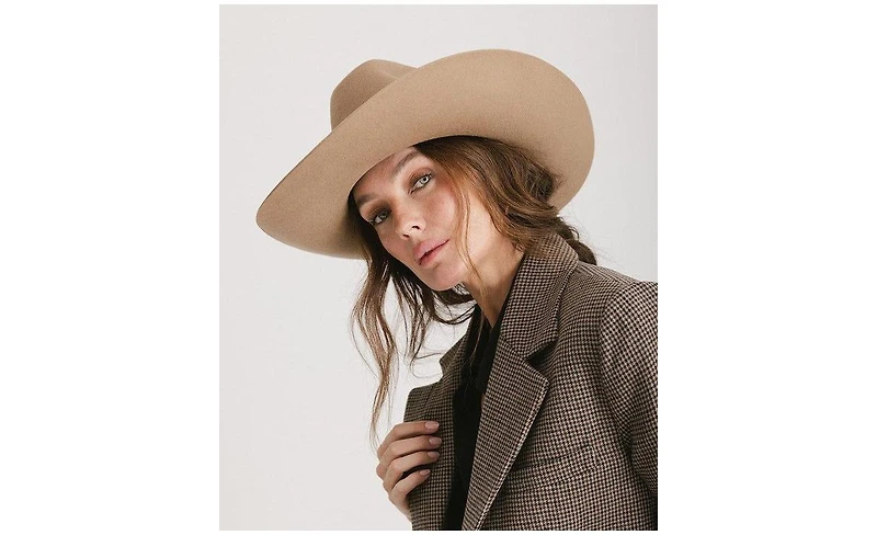 Lane Brick Top - Unique Western Hat with Hand-Shaped Crown