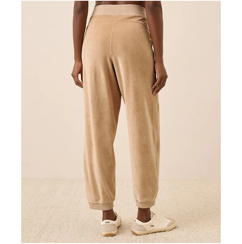 Pact Women's Organic Cotton Velour Relaxed Jogger