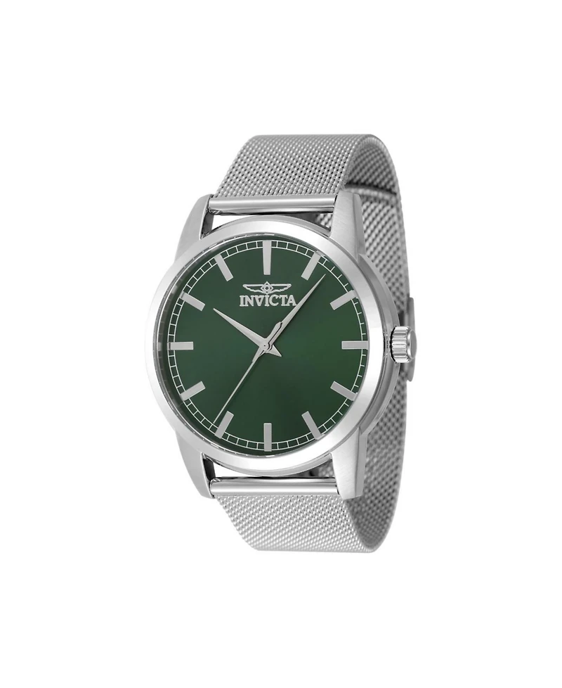 Invicta Men's 48507 Celestial Quartz 3 Hand Green Dial Watch