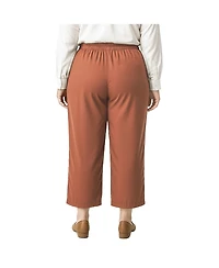 Standards & Practices Plus High Waist Wide Leg Pull-On Pants