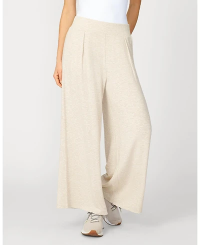 Cable & Gauge Cropped Wide Leg Ultra Soft Terry Pant