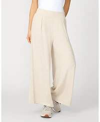 Cable & Gauge Cropped Wide Leg Ultra Soft Terry Pant