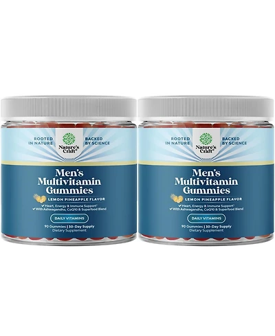 Men Multivitamins Gummies, Lemon Pineapple, 90ct