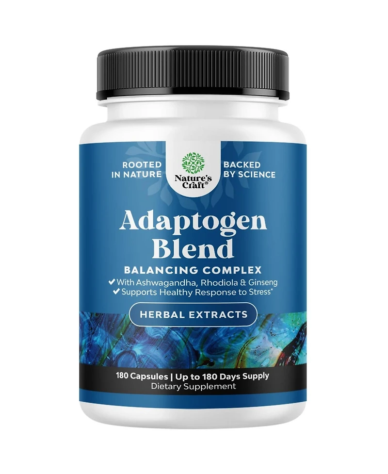 Nature's Craft Adaptogen Blend Capsule, 180ct