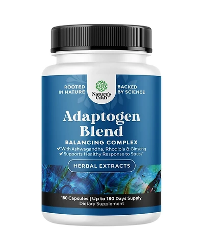 Nature's Craft Adaptogen Blend Capsule, 180ct