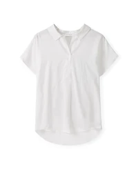 Celtic & Co. Women's Short Sleeve Relaxed Fit Blouse