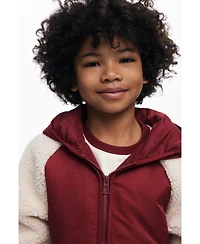 Desigual Girls's Sherpa jacket with hood