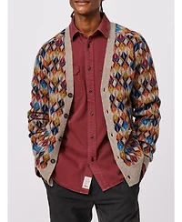 Aubin Men's Kestral Wool Blend Cardigan Sweater