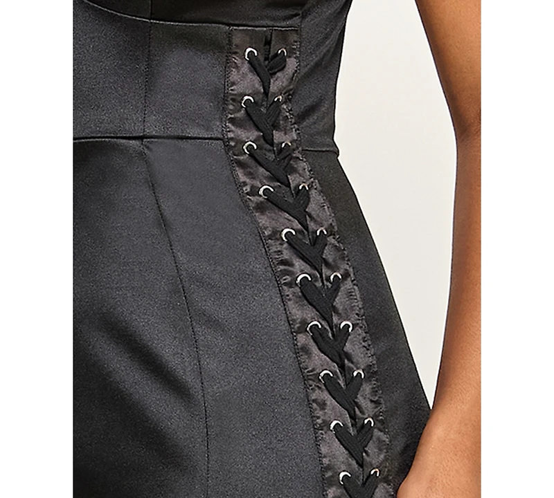 Katia Rae Juniors' Side Lace-Up Dress