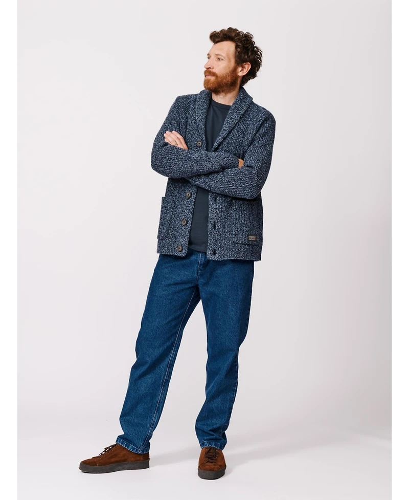 Aubin Men's Studham Shawl Collar Cardigan