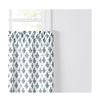 Ellis Curtain Manchester Window Treatment 1.5" Rod Pocket 100% Cotton Curtain Tiers 50" x 24