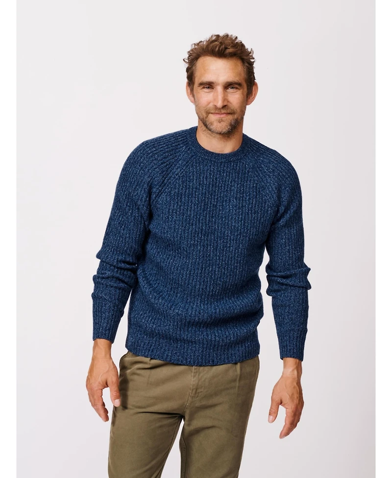 Aubin Men's Ray Fisherman Rib Crew Neck Sweater