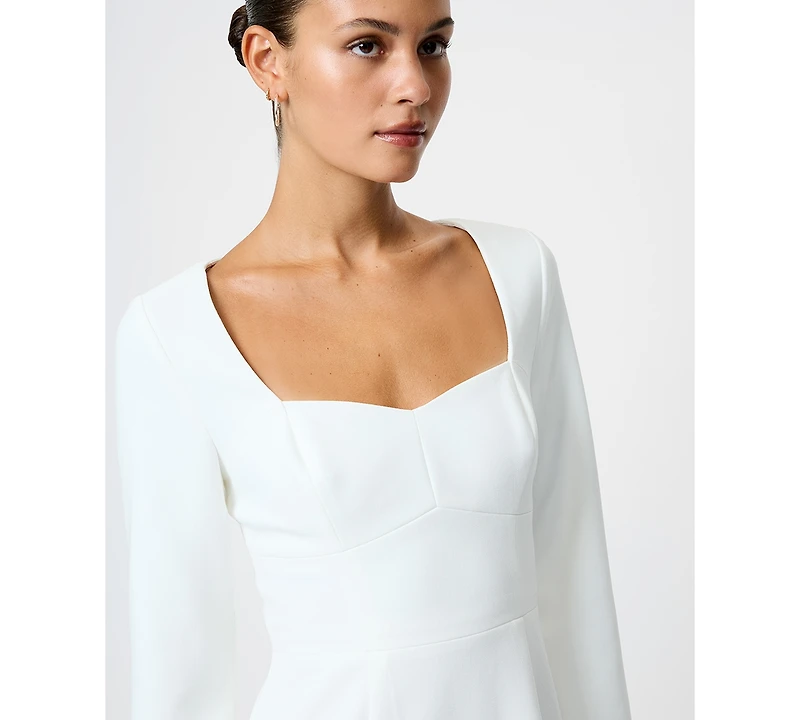 French Connection Women's Whisper Sweetheart Neck Mini Dress