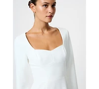 French Connection Women's Whisper Sweetheart Neck Mini Dress