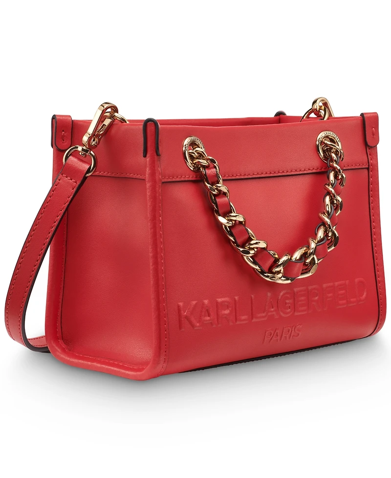 Karl Lagerfeld Paris Savoie Leather Crossbody