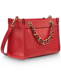 Karl Lagerfeld Paris Savoie Leather Crossbody