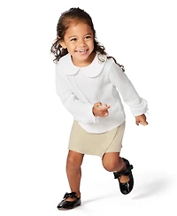 Calvin Klein Girls Toddler 2T-4T 2-Piece Long-Sleeve Top and Skirt Set