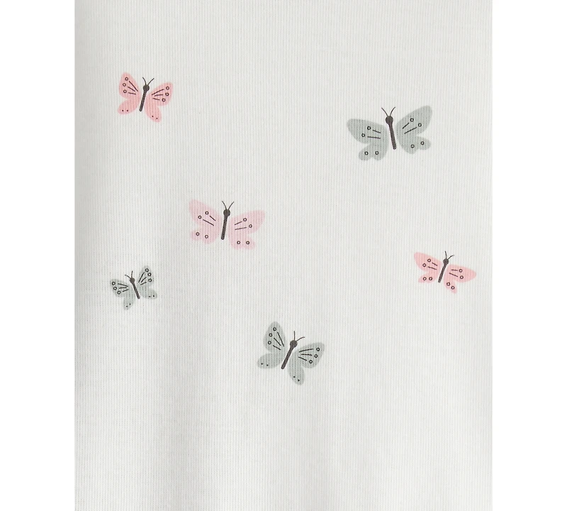 Carter's Baby Girls 2-Piece Butterfly Bodysuit and Pants Set