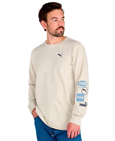 Stacked Logos Ls Tee