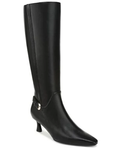 Naturalizer Womens Eartha Tall Snip Toe Dress Boots Regular Wide Calf