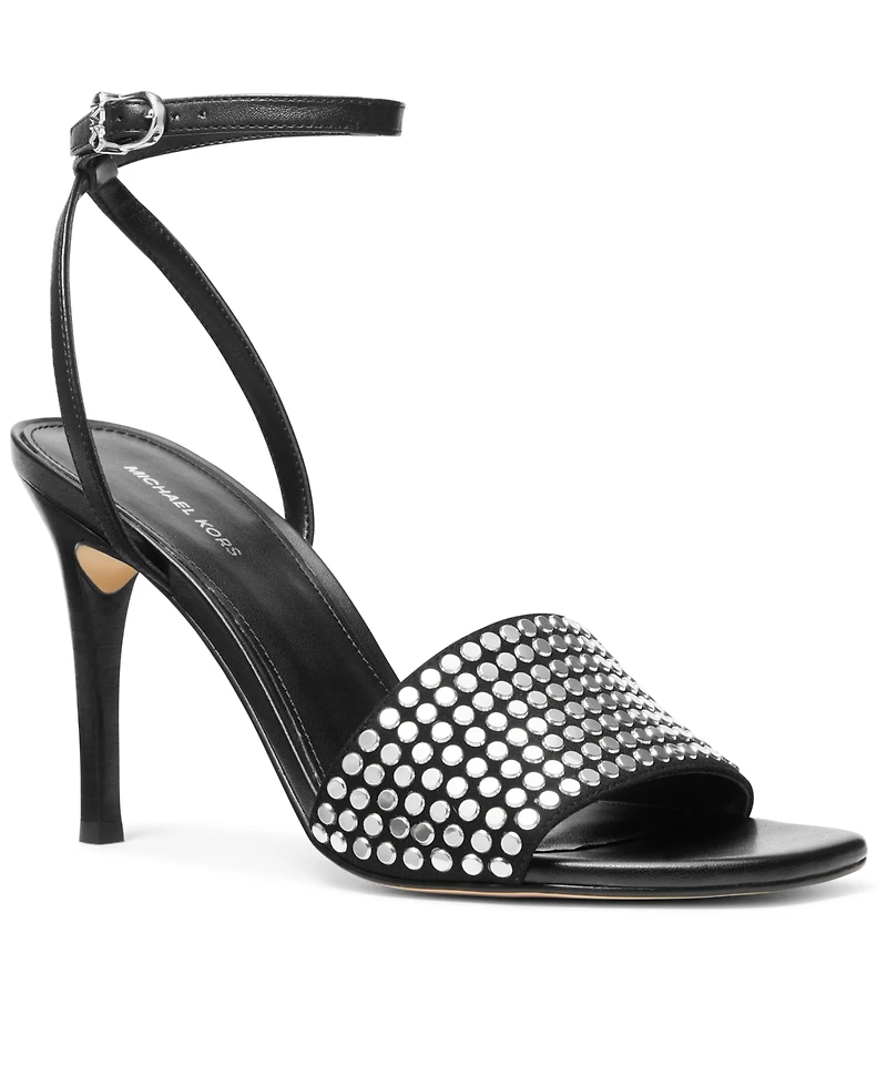 Michael Kors Women's Elyse Square Toe Heeled Sandals