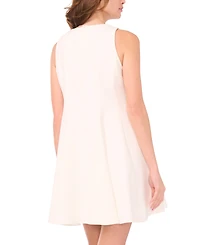 Msk Women's Sleeveless Fit & Flare Mini Dress
