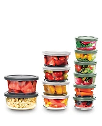 24 Pc Glass Containers