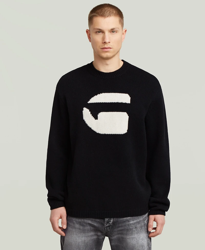 G-Star Raw Men's Logo Relaxed-Fit Pull-On T-Shirt